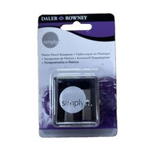 Daler Rowney Simply Plastic Pencil Sharpener. H Eye Pencil