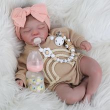Lifelike Reborn Baby Dolls-20 Inch Sleeping Realistic Newborn Baby Dolls, Soft C