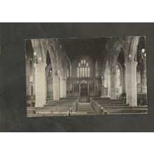 Postcard Devon Moretonhampstead St Andrews Church Interior Chapman & Sons