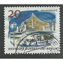 BERLIN -1965 20pf 'NEW BERLIN - PHILAMONIC HALL' FINE USED (EBID49-589)