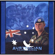 2005 Australia 2 Dollars coins x 5 Silver Proof Peacekeepers