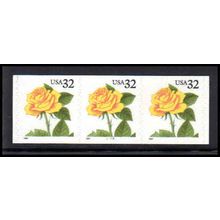 3054 32c Yellow Rose Very Fine MNH PNC 1122/3 PA3663