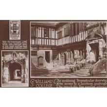Yorkshire St Williams College Jacob History Entrance Area Real Photo Postcard