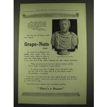 1913 Grape-Nuts Cereal Ad - Wise Old Roman