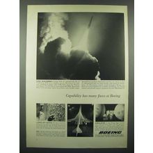 1966 Boeing Minuteman II and SST Ad - Capability Has Many Faces
