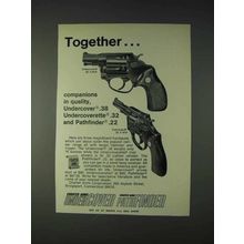 1972 Charter Arms Ad - Undercover, Pathfinder Revolvers