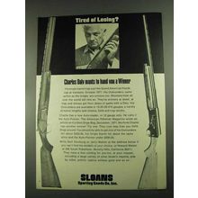 1972 Charles Daly Shotguns Ad - Tired of Losing?
