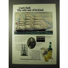 1972 Cutty Sark Scotch Ad - Only One of Its Kind