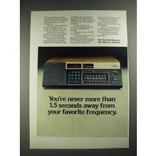 1977 Regency The Touch Scanner Ad - You're Never More than 1.5 Seconds Away