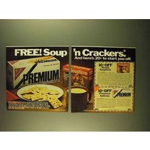 1979 Nabisco Saltine Crackers & Nestle Souptime Ad