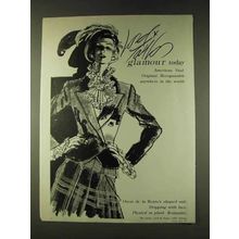 1979 Lord & Taylor Oscar de la Renta's Shaped Suit Ad