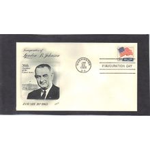 Event Fleetwood 1208 Johnson Inauguration (Cachet-U/A) CV42762