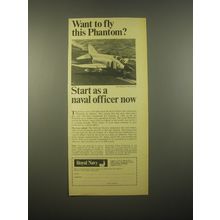 1966 Royal Navy Ad - Want to fly this Phantom?