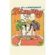 Headbanging Headbangers Tammy 1970s Girls Comic Book Postcard