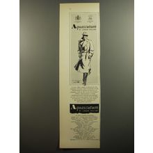 1952 Aquascutum Kingsway coat Ad - Aquascutum of London England