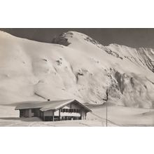 Adelboden Skihutte Skiing Hut Switerland Swiss Postcard & Frank