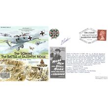 Captain B Praet Battle Of Bazentin Ridge WW1 Hand Signed Military FDC
