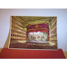 SCALA THEATRE, MILAN, MILANO. slightly larger unused postcard =