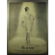1960 Blauner Bias Bodice Dress Advertisement - Blauner