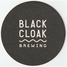 BEER MAT - BLACK CLOAK BREWING (COLYN BAY, WALES) - (Cat No 001) - (2018)
