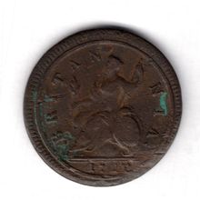 Great Britain. George I. Halfpenny 1721. dy18799