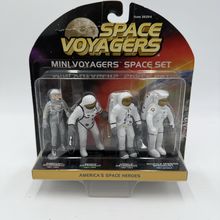 SPACE VOYAGERS Mini Voyager Space Set America's Space Heroes Action Figurines