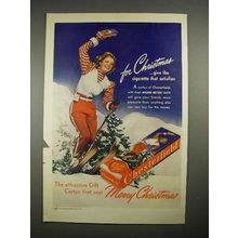 1940 Chesterfield Cigarettes Ad - For Christmas