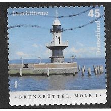 GER 2005 55c (S/A) 'LIGHTHOUSES -BRUNSBUETTEL MOLE I' FINE USED (EBID 60-300)