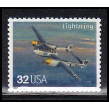 3142n 32c Lightning Fine MNH W5362