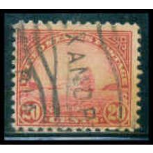 Used 698 20c Golden Gate Just Clears M08638