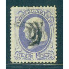 Used 145 1c Benjamin Franklin Fine NA1133