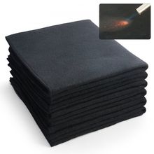 Carbon Felt Welding Blanket 6 Pack, 21" x 20" Flame Retardant Welding Blanke...