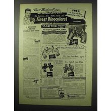 1951 Bushnell Binocular Ad - Smarter Gift-Giving