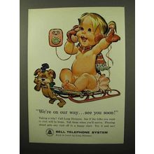1964 Bell Telephone Ad - We're On Our Way See Soon