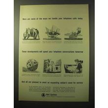 1964 Bell Telephone Ad - Ways We Handle Today
