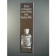 1966 Revlon Pub Cologne Ad - Uncorks the Lusty Life