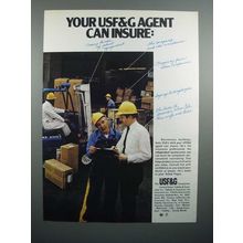 1971 USF&G Insurance Ad - Can Insure