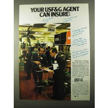 1971 USF&G Insurance Ad - Your Agent Can Insure