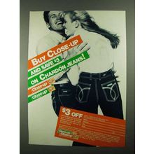 1981 Close-Up Toothpaste Ad - Save on Chardon Jeans