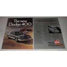 1981 Dodge 400 Car Ad