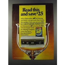 1981 Dishwasher All Ad - Read This And Save $25