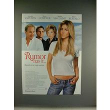 2004 Rumor Has it Movie Ad - Jennifer Aniston