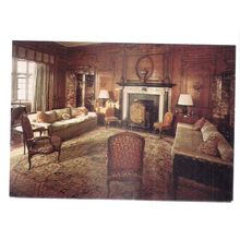 THE THORPE HALL ROOM, LEEDS CASTLE, MAIDSTONE, KENT unused vintage postcard =