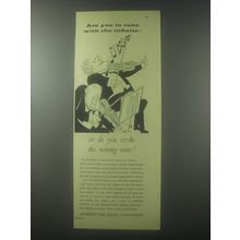 1954 Andrews Liver Salts Ad - Are you in tune with the infinite