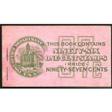 BK42, 1¢ Complete Booklet in VF Condition CV $140. - Stuart Katz