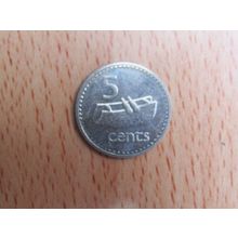 Fiji 1969 5 Cents Coin