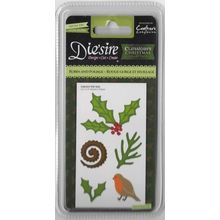Crafter's Companion. Die'Sire. Robin & Foliage Die Set. Die Cutting Cardmaking