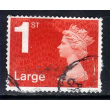 GB 2016 QE2 1st Large Letter Machin used SG U3037 MFIL ( G482 )