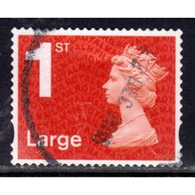 GB 2014 QE2 1st Large Letter Machin used SG U3037 MFIL ( C1423 )