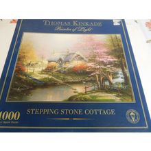Thomas Kinkade 1000 piece jigsaw puzzle Stepping stone Cottage